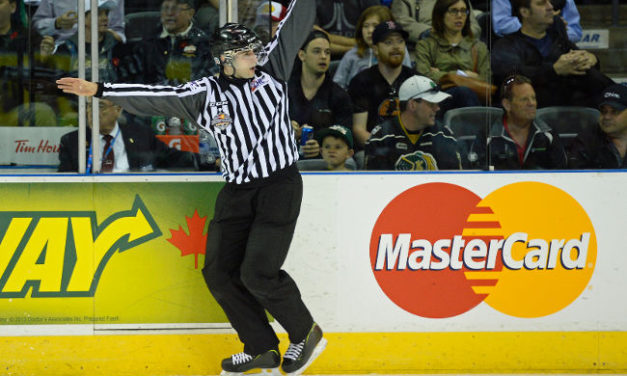 OHL Linesman Cory Piche Waits for the Call