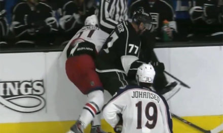 Blue Jackets’ Foligno Injured After Collision with Linesman Shane Heyer