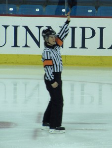 Referee Katie Guay