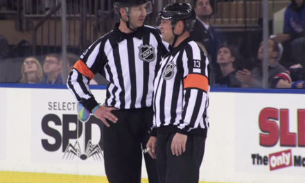 Tonight’s NHL Referees & Linesmen – 1/8/16