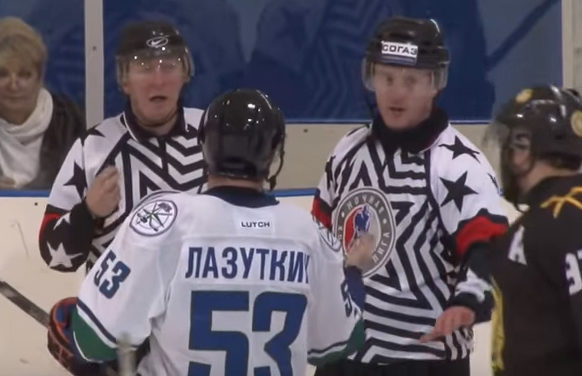 Russian League Line Brawl, Bench Battle Results in 802 PIMs