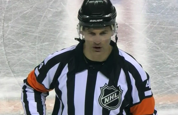 Referee Wes McCauley’s Enthusiastic Goal Call