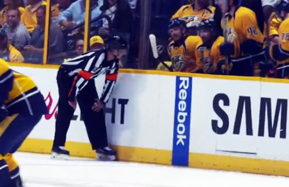 Mic’d Up: Referee Jean Hebert for Sharks/Preds Game 6