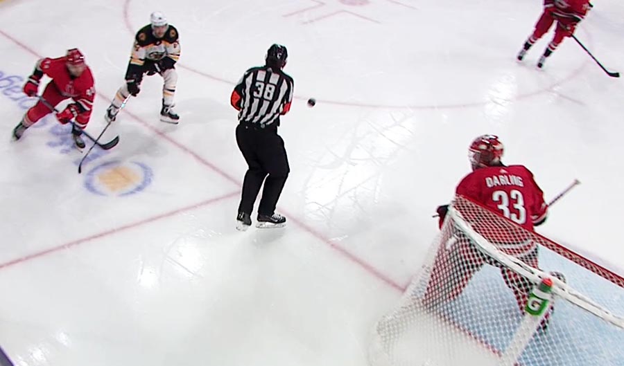 Canes’ Goal Waved Off After Puck Deflects Off Referee Scouting The Refs
