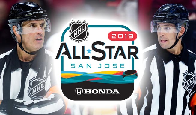 NHL Names Referees, Linesman for 2019 All-Star Game